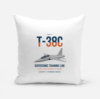 Thumbnail for T-38C Talon design on white pillow