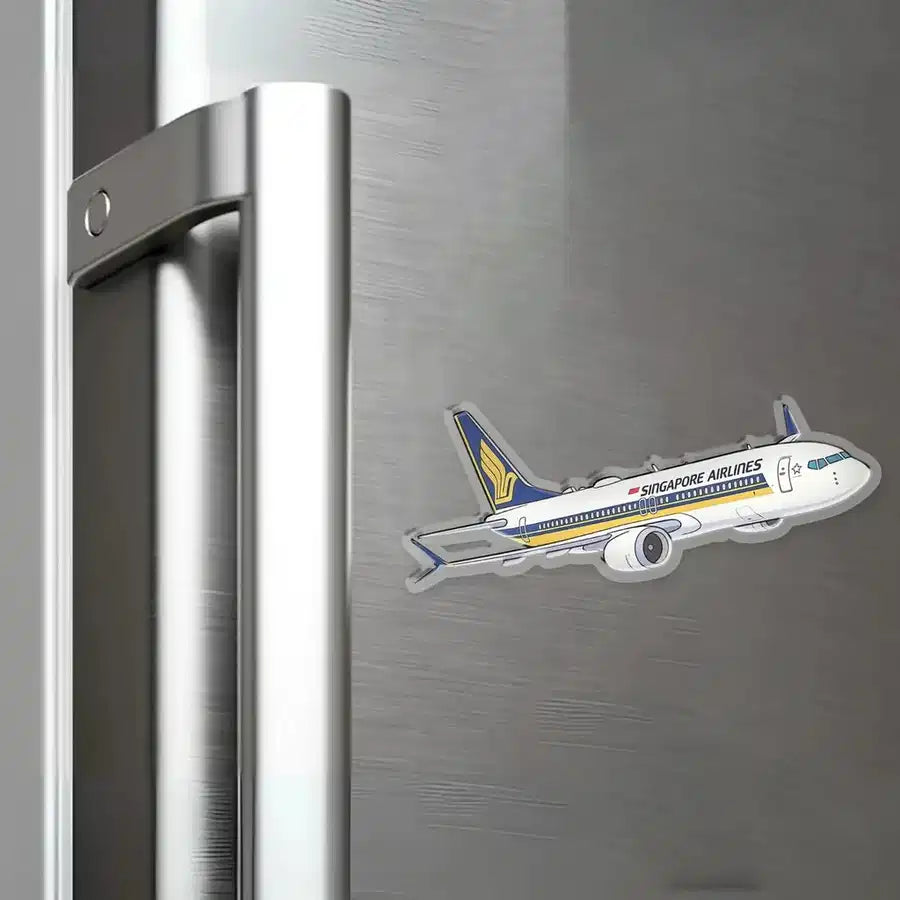 Singapore Airlines Boeing 737 Designed Airplanes Magnets - view 2