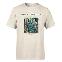 Thumbnail for FORT LAUDERDALE - Poster - Premium T-Shirt - Beige