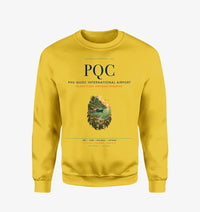 Thumbnail for Phu Quoc International Airport (PQC) design on yellow sweatshirt
