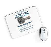 Thumbnail for TRENT 500 design on white rectangle mouse pad