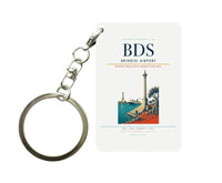 Thumbnail for Brindisi Airport (BDS) design on white key chain