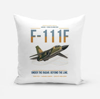 Thumbnail for F-111F Aardvark design on white pillow