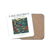 Thumbnail for LAKE DISTRICT - Poster - Coaster - White