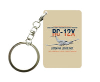 Thumbnail for RC-12X GUARDRAIL Key Chain design on beige key chain