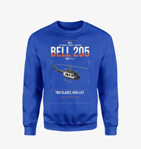 Thumbnail for Bell 205A-1++ design on blue sweatshirt