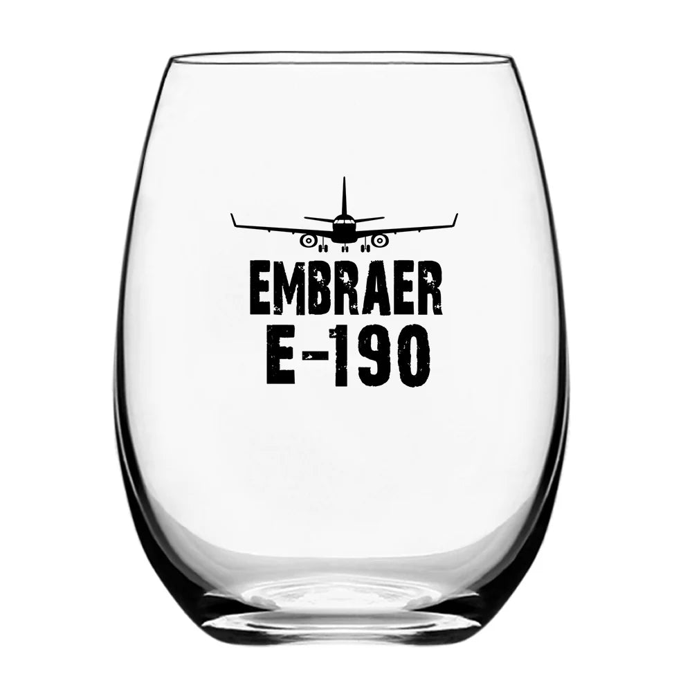 Customisable Embraer E-Jet Drinking Glass - view 2