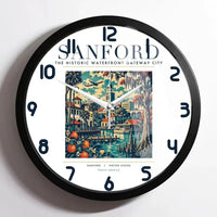 Thumbnail for SANFORD - Poster - Wall Clock Framed - White