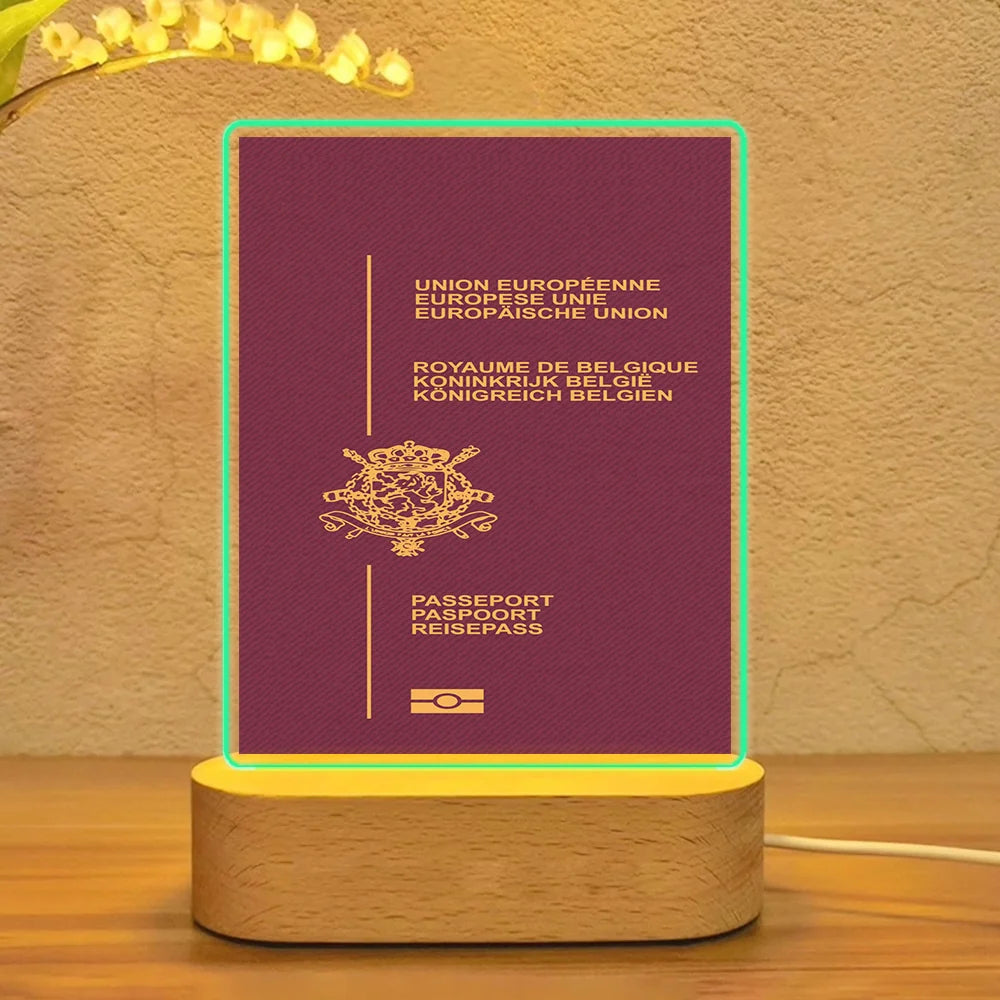 Belgian Passport Lamp - view 2