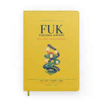 Thumbnail for Fukuoka Airport (FUK) design on yellow notebook
