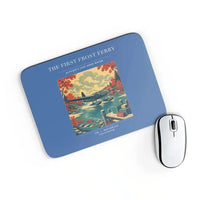 Thumbnail for VINTAGE G4433 - The First Frost Ferry - Designed Mouse Pads design on blue rectangle