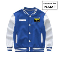 Thumbnail for Cabin Crew Text Baseball Jacket - view 3