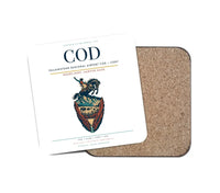 Thumbnail for Yellowstone Regional Airport (COD) design on white 1 piece coaster