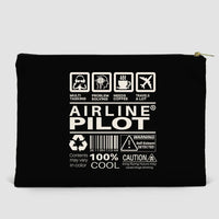 Thumbnail for Airline Pilot Label Zipper Pouch - view 2