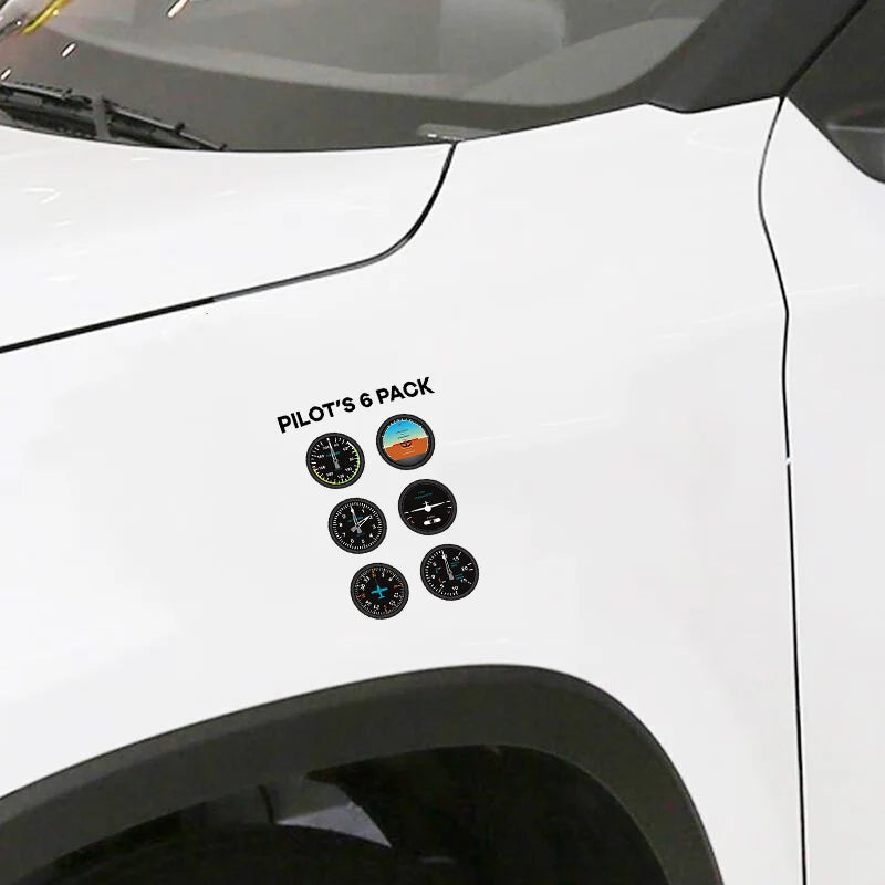 Pilot's 6 Car Sticker - view 2
