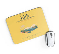 Thumbnail for Entebbe International Airport (EBB) design on yellow rectangle mouse pad