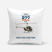 Thumbnail for Robinson R22 Beta II design on white pillow