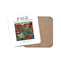 Thumbnail for PAGE - Poster - Coaster - White
