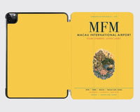 Thumbnail for Macau International Airport (MFM) design on yellow ipad tablet case