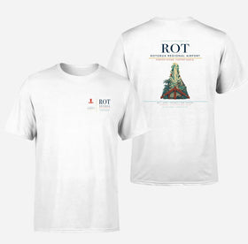 Double-Side Printing — Rotorua Regional Airport (ROT) Double-Side T-Shirt