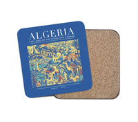 Thumbnail for ALGERIA - Poster - Coaster - Blue
