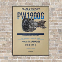 Thumbnail for PW1900G vertical canvas print - framed - beige background