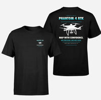 Thumbnail for DJI Phantom 4 RTK design on black t shirt