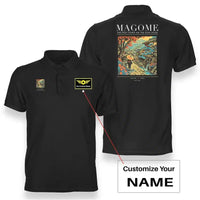 Thumbnail for MAGOME - Poster - Double-Side Polo - Black + Name