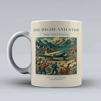 Thumbnail for VINTAGE G4097 - The Highland Strip - Ceramic Mug design on beige