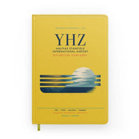 Thumbnail for Halifax Stanfield International Airport (YHZ) design on yellow notebook