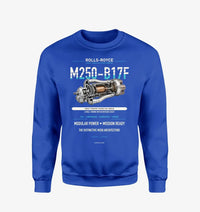 Thumbnail for M250-B17F design on blue sweatshirt