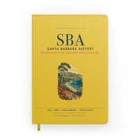 Thumbnail for Santa Barbara Airport (SBA) design on yellow notebook