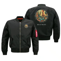 Thumbnail for BEAUMONT - Badge - Bomber Jacket - Black