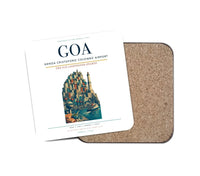 Thumbnail for Genoa Cristoforo Colombo Airport (GOA) design on white 1 piece coaster