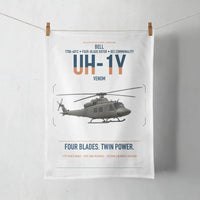 Thumbnail for Bell UH-1Y Venom design on white towel