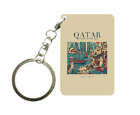 Thumbnail for QATAR - Poster - Key Chain - Beige