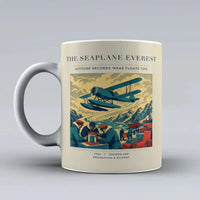 Thumbnail for VINTAGE G4296 - The Seaplane Everest - Ceramic Mug design on beige