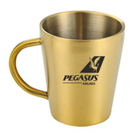 Thumbnail for Pegasus Airlines Stainless Steel Coffee mug in gold