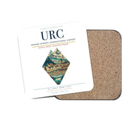 Thumbnail for Urumqi Diwopu International Airport (URC) design on white 1 piece coaster