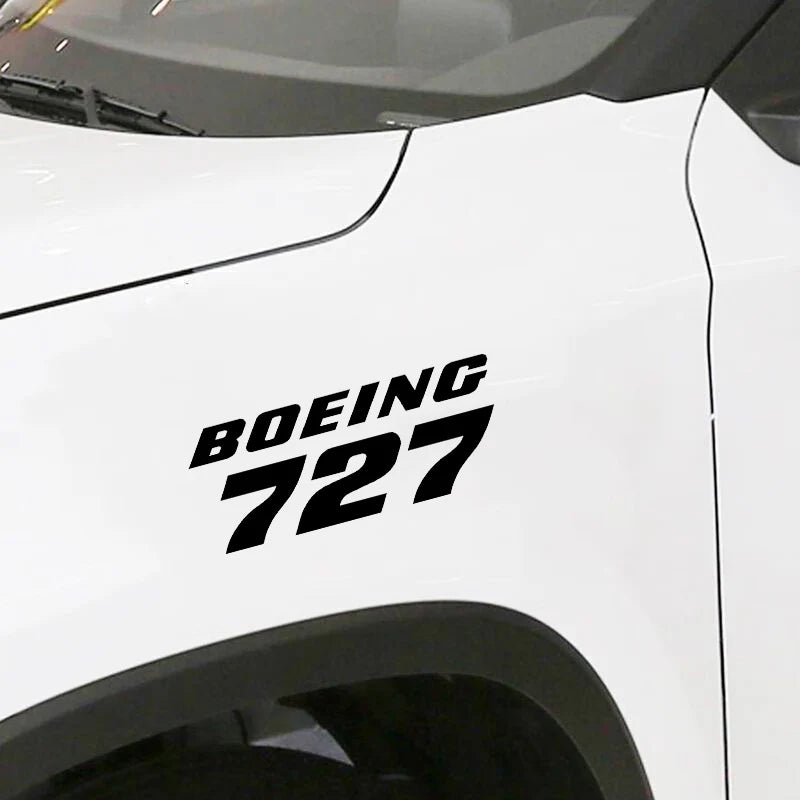 Boeing 727 Car Sticker - view 2