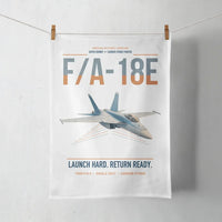 Thumbnail for F-A-18E Super Hornet design on white towel
