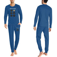 Thumbnail for Pilot's 6 Pack men pajamas - Blue