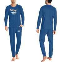 Thumbnail for The Cessna 152 men pajamas - Blue
