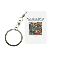 Thumbnail for ALICE SPRINGS - Poster - Key Chain - White
