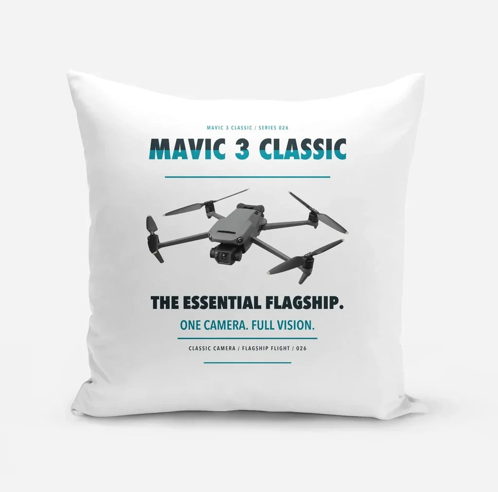 DJI Mavic 3 Classic design on white pillow
