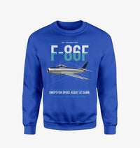 Thumbnail for F-86F Sabre design on blue sweatshirt