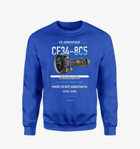 Thumbnail for CF34-8C5 design on blue sweatshirt