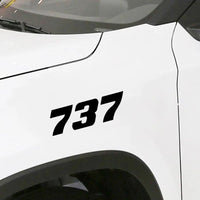 Thumbnail for Boeing 737 Car Sticker - view 2