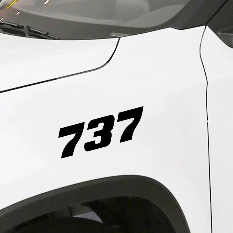Boeing 737 Car Sticker - view 2