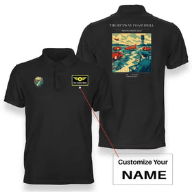 The Runway Foam Drill Premium Polo T-Shirts